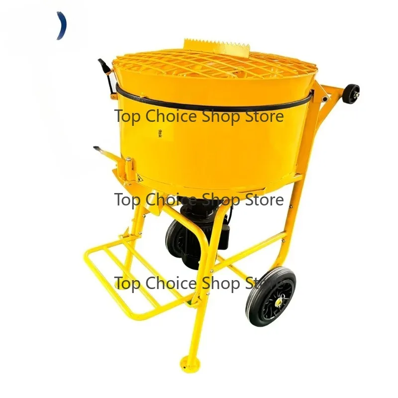 Iron flat mortar mixer Self-leveling compound single-phase pan mixer