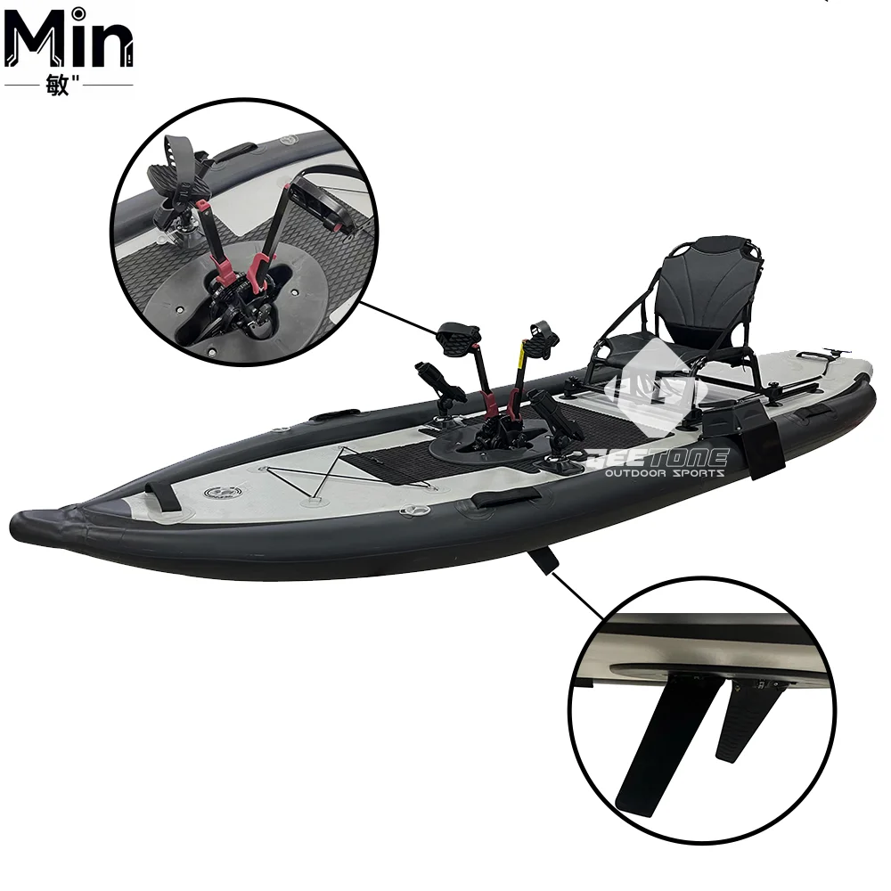 Kayak gonflable à pédales en P - Fishing Kayak Pedal Drive avis et prix