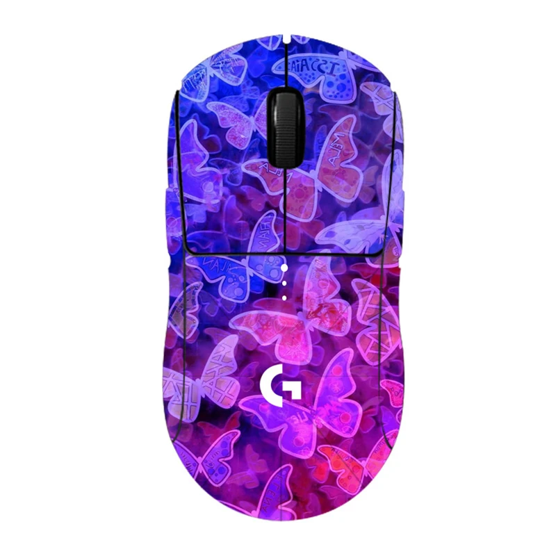 Mouse Sticker Skin Decoration Anti-Abrasion Grip Tape Skateboard Handmade Sticker Anti-Slip for Logitech G PRO Wireless