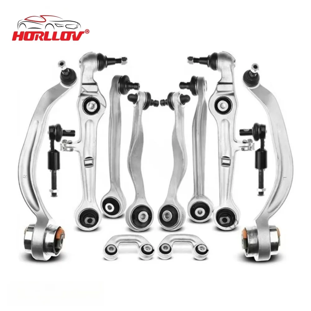 

12pcs High Quality Suspension Parts Front Upper Control Arm Kit for Audi A4 A6 B7 B6 8E0407151E 8E0498998