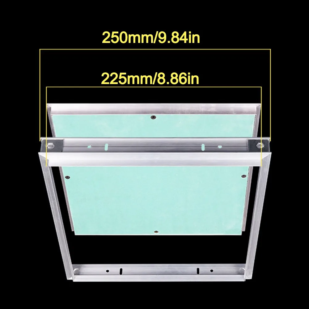 Aluminum alloy Cement Board Access Panel Anti-corrosion Moisture-proof Maintenance Access Port Invisible Ceiling Inspection Hole