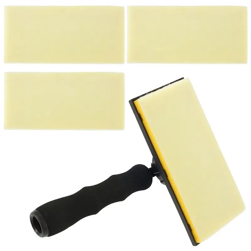 ABLK 8X Quick Paint Edger Tool With 24 Replacement Pads For Efficient Wall Painting Hand Tool For Wall Painting