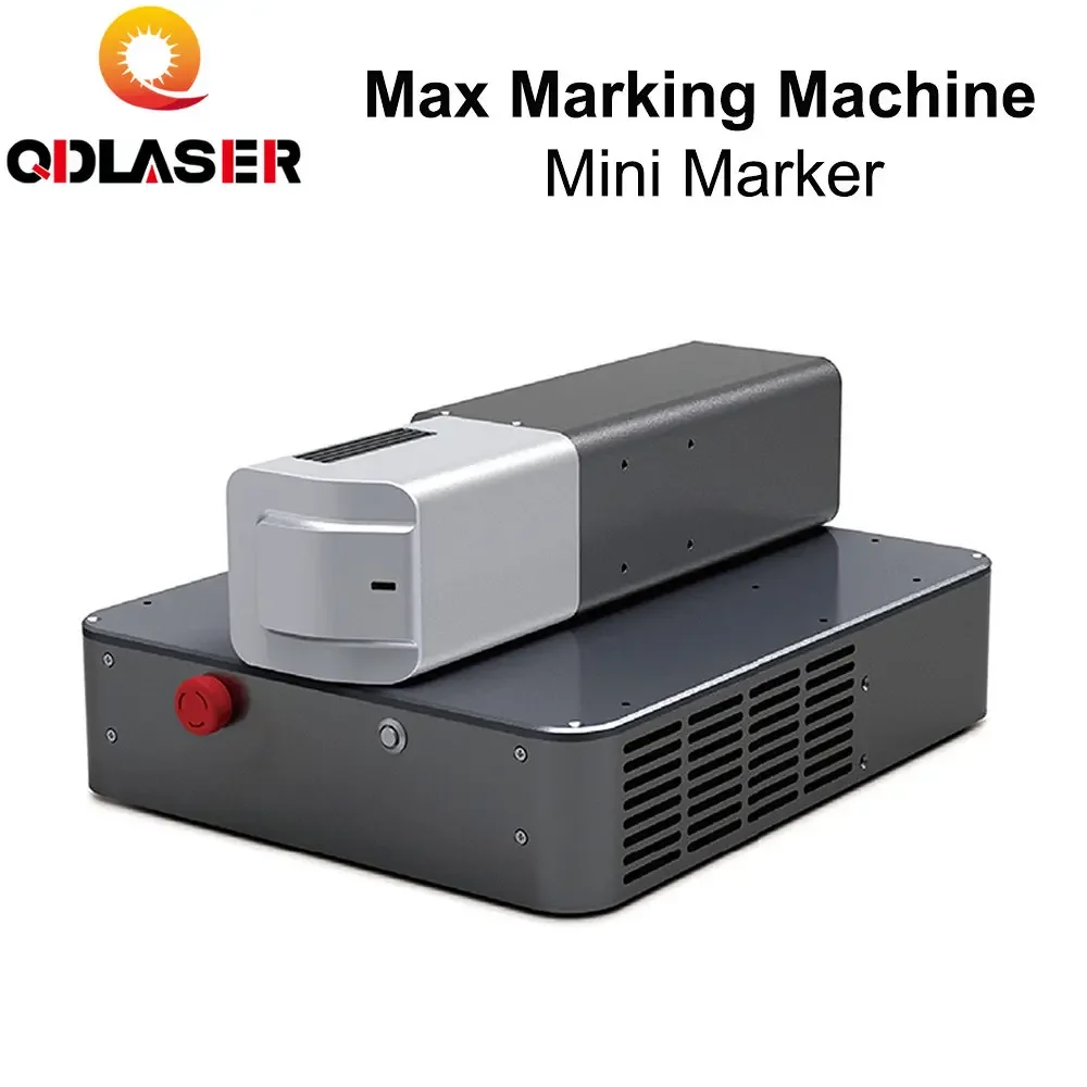 QDLASER 20W Fiber Laser Max Marking Machine Mini Marker for Marking Metal Stainless Steel