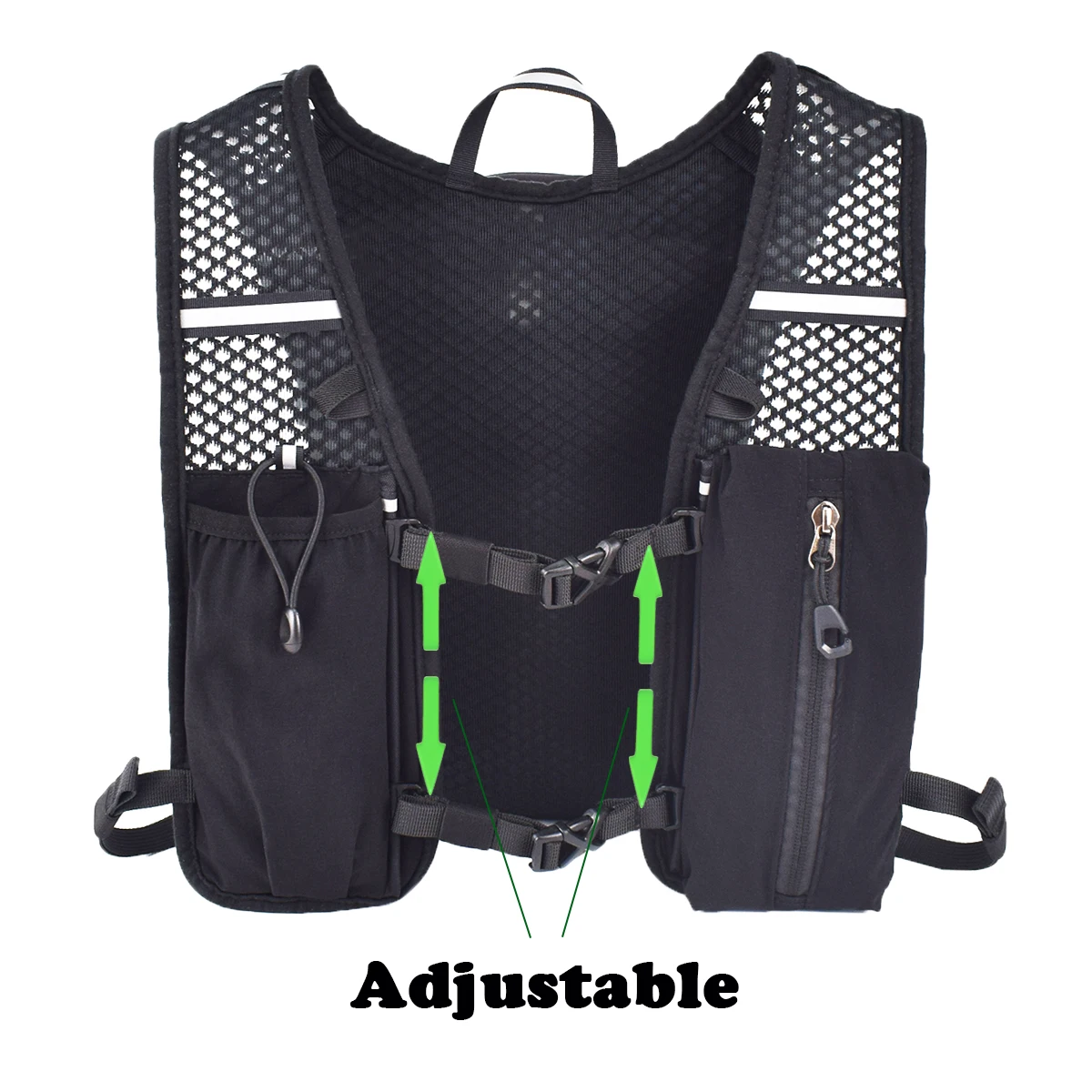 LUMATIK ركوب الدراجات والجري والمشي لمسافات طويلة سترة تنفس دراجة عبر البلاد ماراثون الرياضة خفيفة الوزن متعددة الوظائف في الهواء الطلق حقيبة