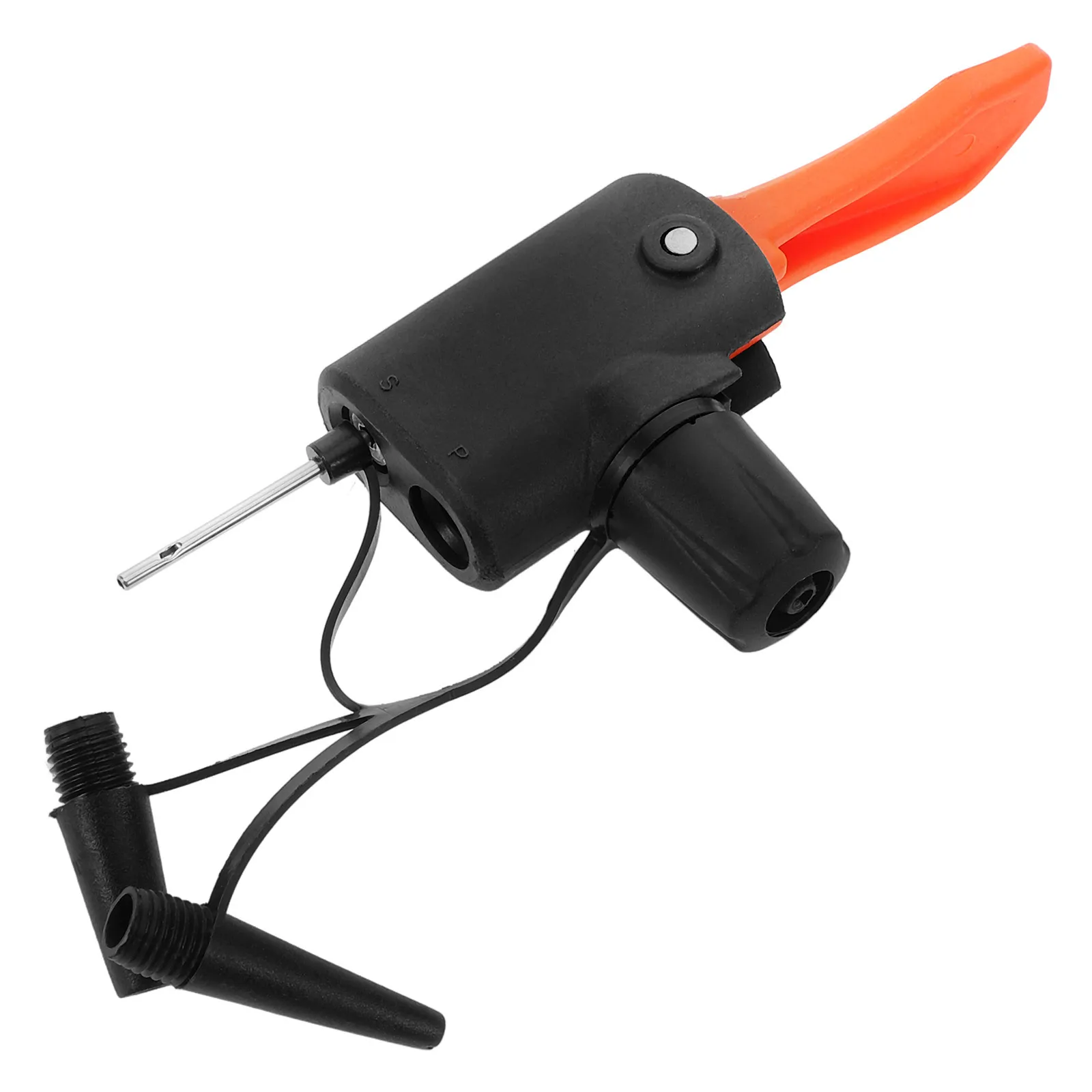 

Air Pump Nozzles Replacement For Inflatable Air Mattress Bike Swimming Ring Boat Abs Plastic Adapter Dual Valve Tool