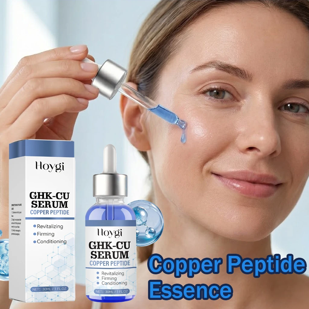 Copper Peptide Facial Serum Deep Hydration Lock Refreshing Texture Skin Nourishment Gentle Nourishing Long Lasting Moisturizer