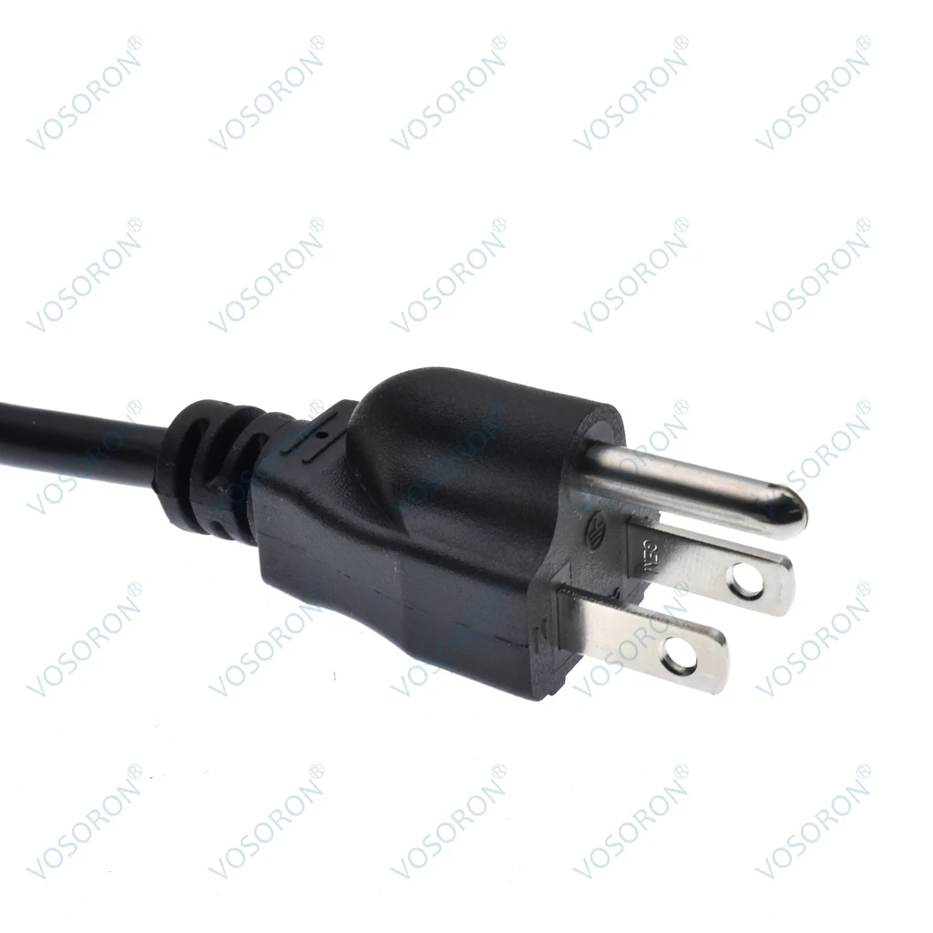 Cavo di alimentazione da NEMA 5-15P a IEC 60320 C13, 18AWG,110 ~ 250V 13A, SVT,1ft
