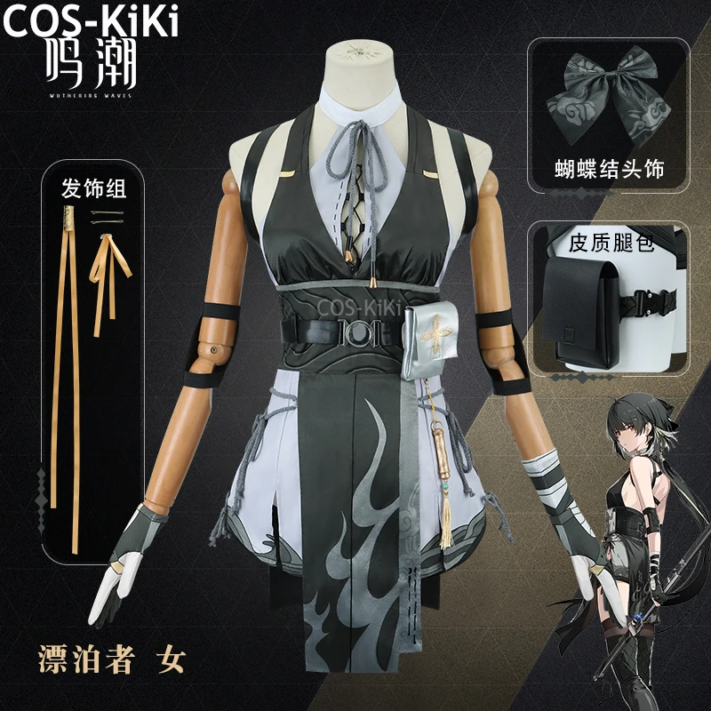 

COS-KiKi Wuthering Waves Heroine Rover Game Suit Lovely Uniform Cosplay Costume Halloween Party Role Play Outfit Women XS-3XL