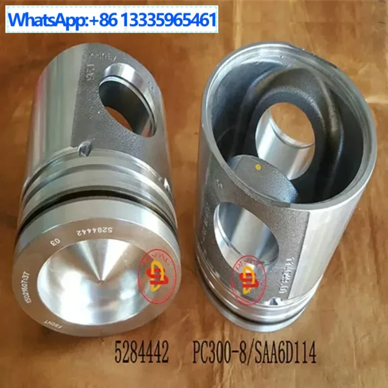 

Engine parts, Cummins engine 6D114 piston 5284442 6745-31-2110