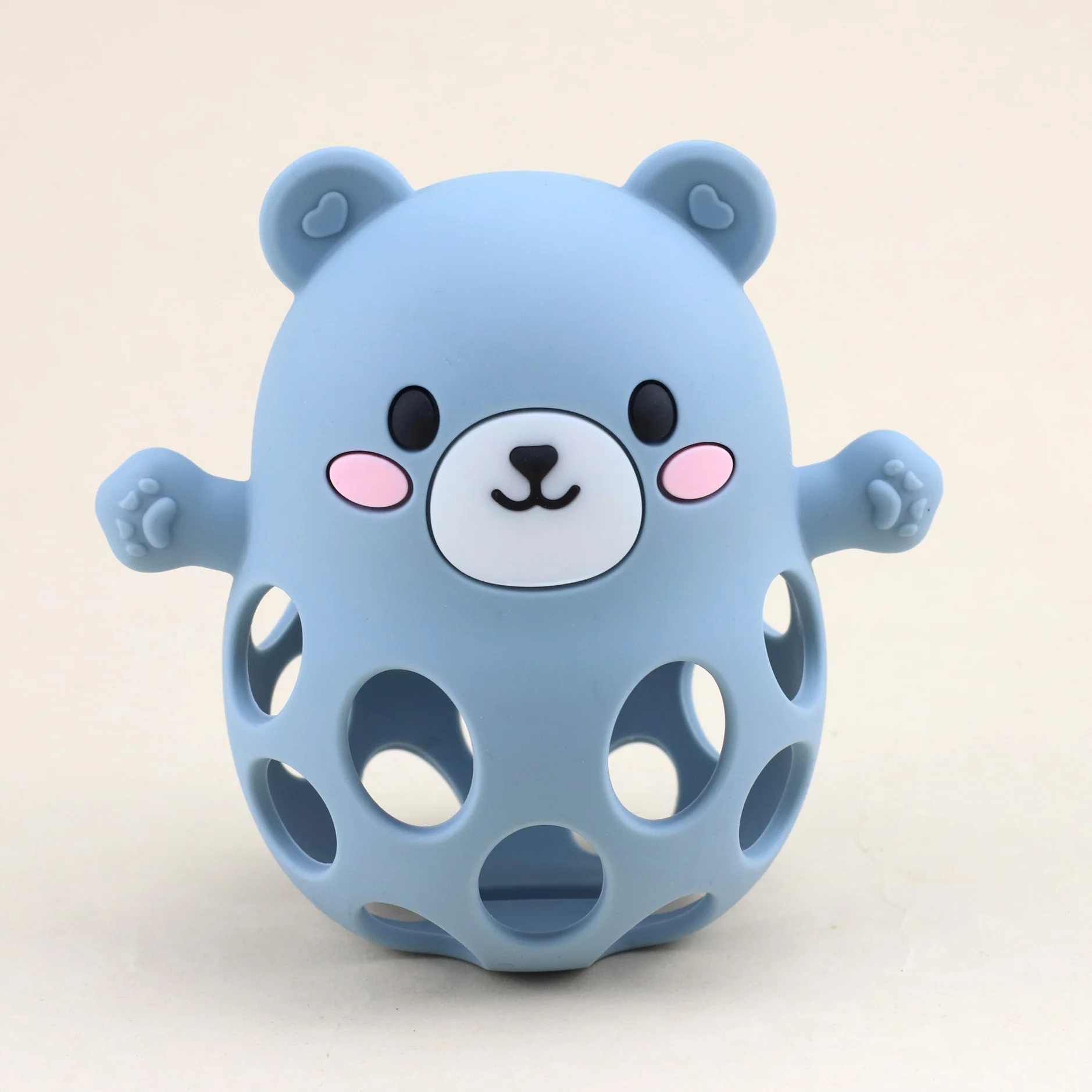 Silicone Bear Gum Easy to Grasp Grinding Exercise Toy