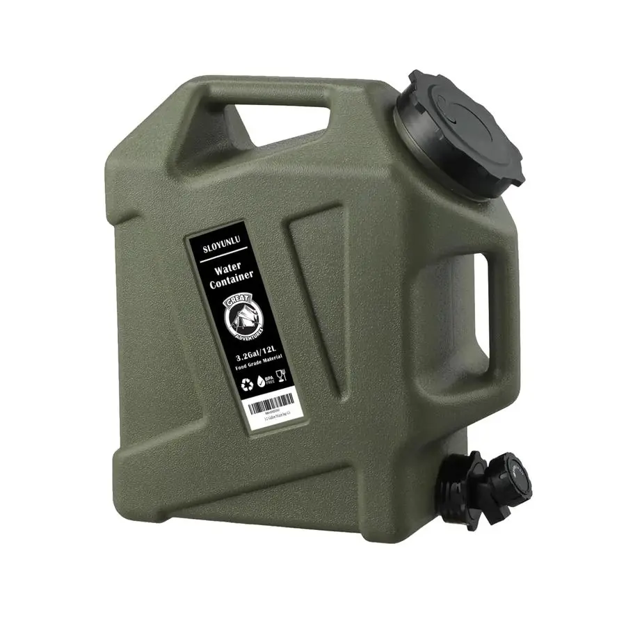 

Глечик для воды на галлон с патрубком, герметичный контейнер для воды для кемпинга без BPA, портативное аварийное хранилище воды для походов на открытом воздухе, C
