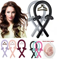 Heatless Curling Rod Headband No Heat Silk Curls Ribbon Hair Rollers Sleeping Soft Headband Lazy Hair Curlers Hair Styling Tools 2