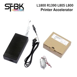 L1800 R1390 L805 L800 T50 Printer Accelerator Kit A3 A4 DTF UV DTG printing speed slows down and returns to normal speed