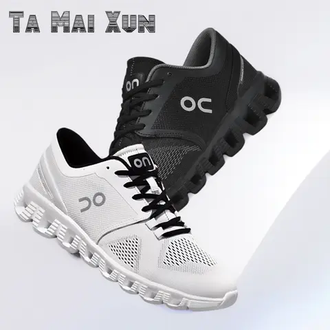 Top.1 Black Running Shoes All seasons Mens Shoes Sneakers Marathon Light High-quality Comfy Soft Mesh Cushioned On Men trainers