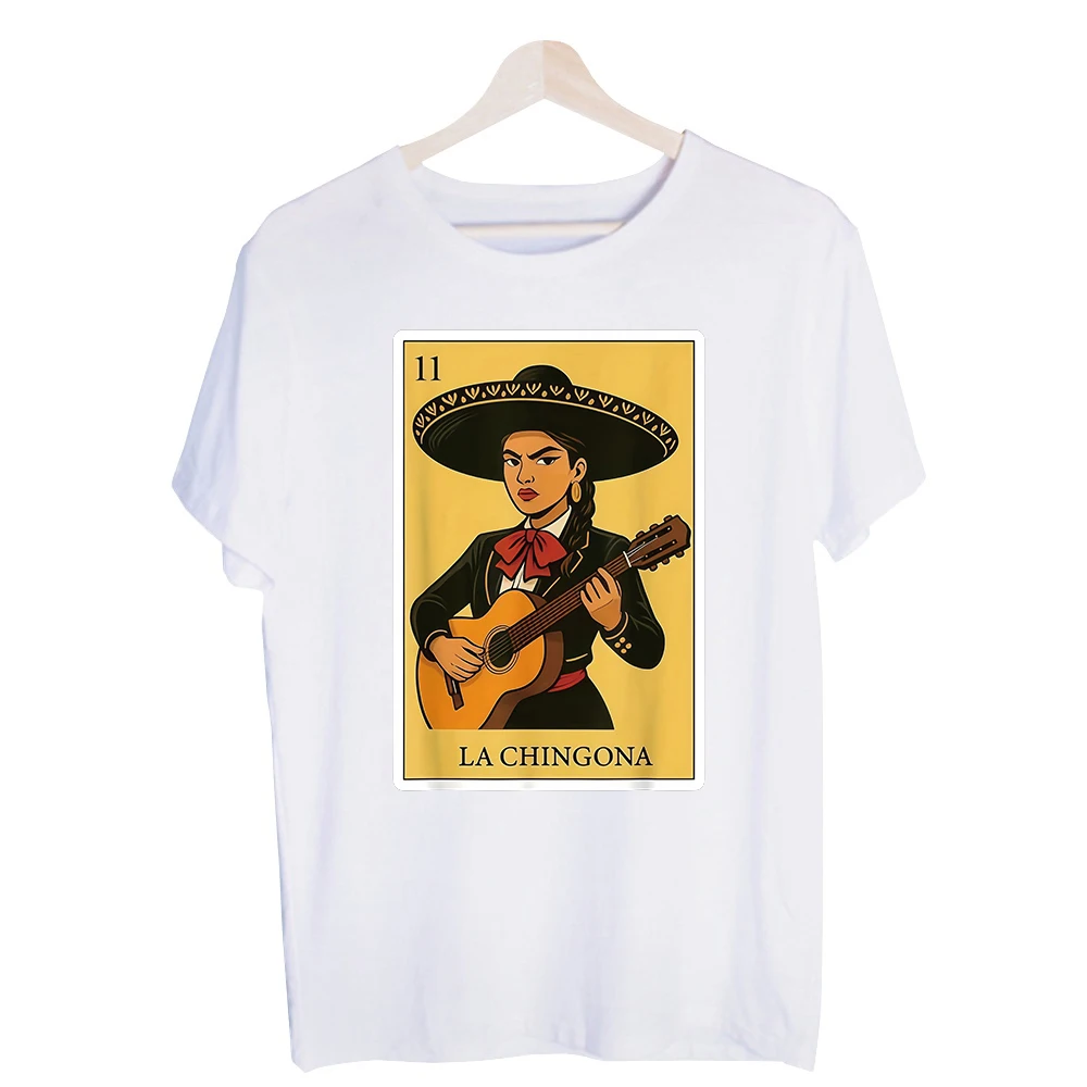 Women's Mariachi Musician Graphic Tee, Short Sleeve Crew Neck T-Shirt for Casual Cultural Style and Everyday Wear