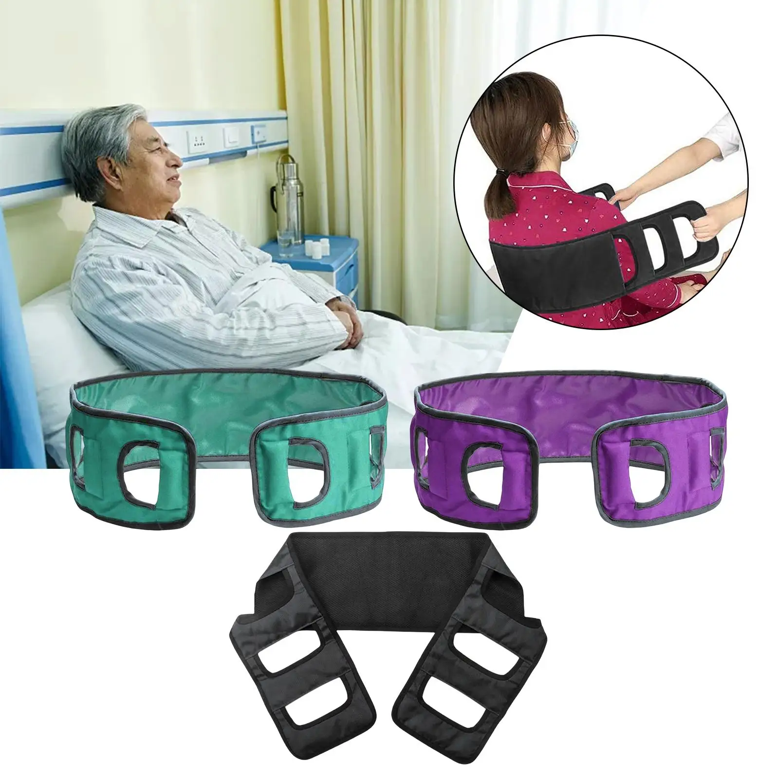 Padded Patient Seniors Care Gait Belt Bed Transfer Nursing Belt