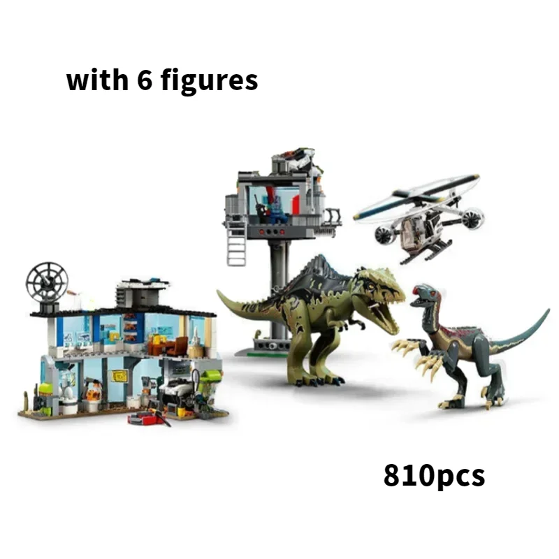 Southern Giant Beast Dragon Creative MOC RV Building Block Velociraptor DIY  Model Brick Assembly Toy Gifts for Children