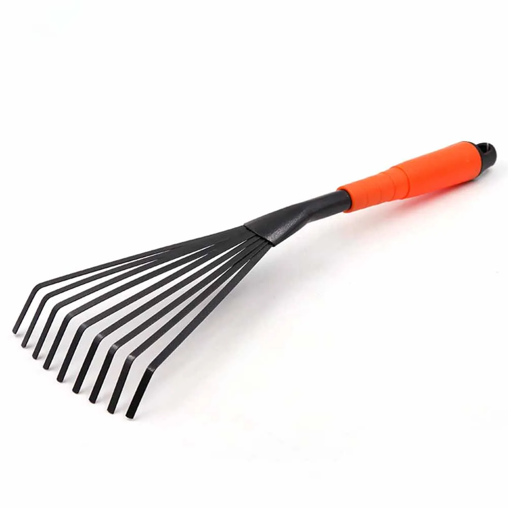 

Garden Tasks Garden Rake Compact Garden Tool 9 Claw Design Efficient Gardening Tool Portable Size Rust Resistant