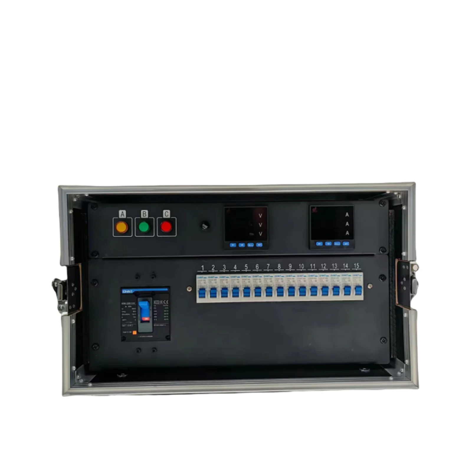 63A 5Pin Input 15 Channels 16A Outputs Power Distribution Distro Equipment Box For Led Stage