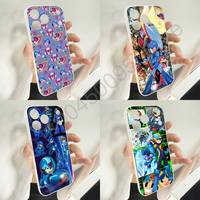 Game M-Megaman R-Rockman Phone Case For iPhone 11,16,15,14,13,17,12,Plus,E,Air,Mini,Pro,Max Magnetic Magsafe Soft Cover