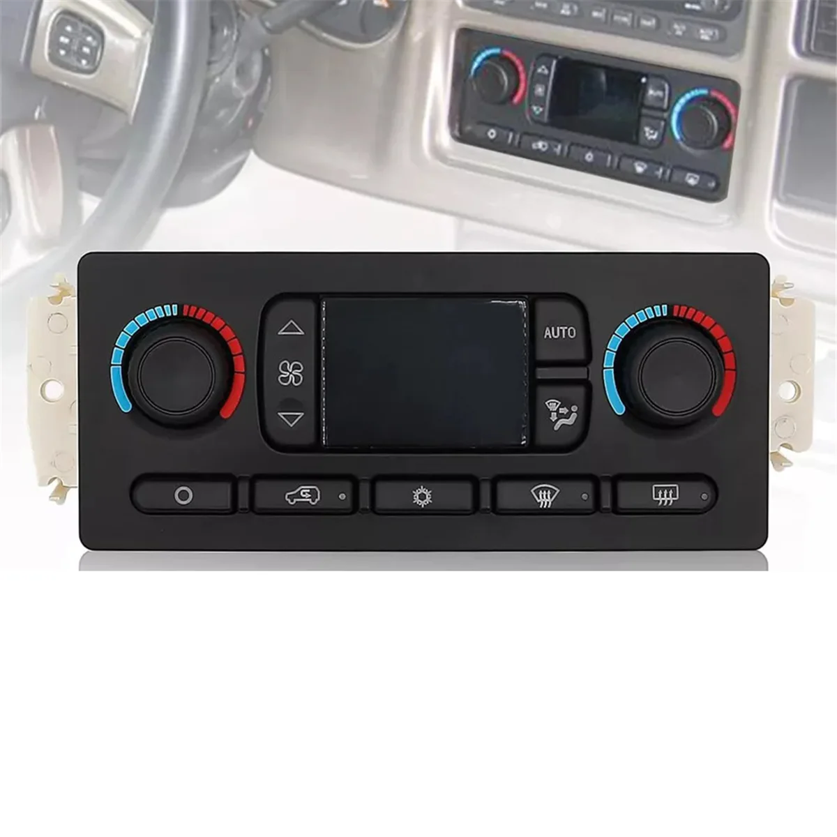 รถ A/C เครื่องทําความร้อน โมดูลควบคุมสภาพอากาศ 599-211XD 10367041   สําหรับเชฟโรเลต GMC Silverado Buick Cadillac 599211 XD 15077479 —L49A