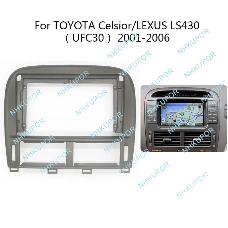 

Автомобильный радиоприемник для TOYOTA Celsior/LEXUS LS430 UFC30, видеоплеер, аудио, установка, комплект крепления на раму приборной панели