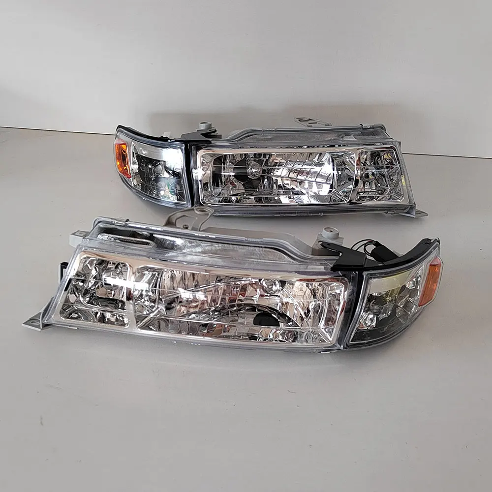 A Pair Crystal Car Headlight For Toyota Chaser GX90 JZX90 High