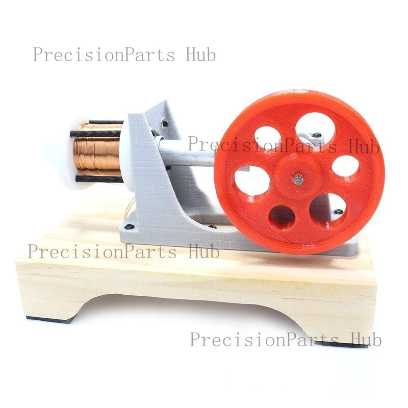 DIY Electromagnetic Engine Model Single Cylinder Piston Engine Teaching Experiment
