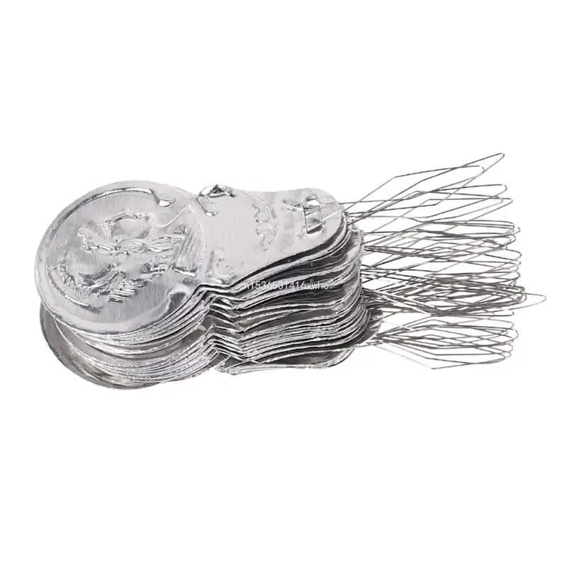 Dropship 100pcs Bow Wire Loop DIY Needle Threader Stitch Insertion Hand Sewing Machine Tool Craft Accessories