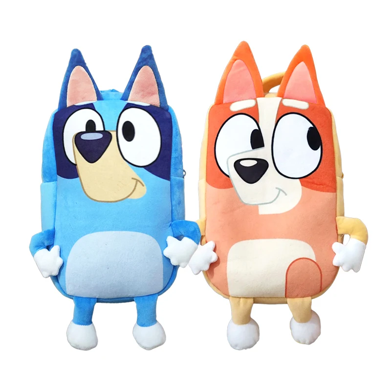 Bluey sac à dos Bingo Muffin Aime Figure court en peluche matériel cartable Snack sac de rangement cadeau pour enfants