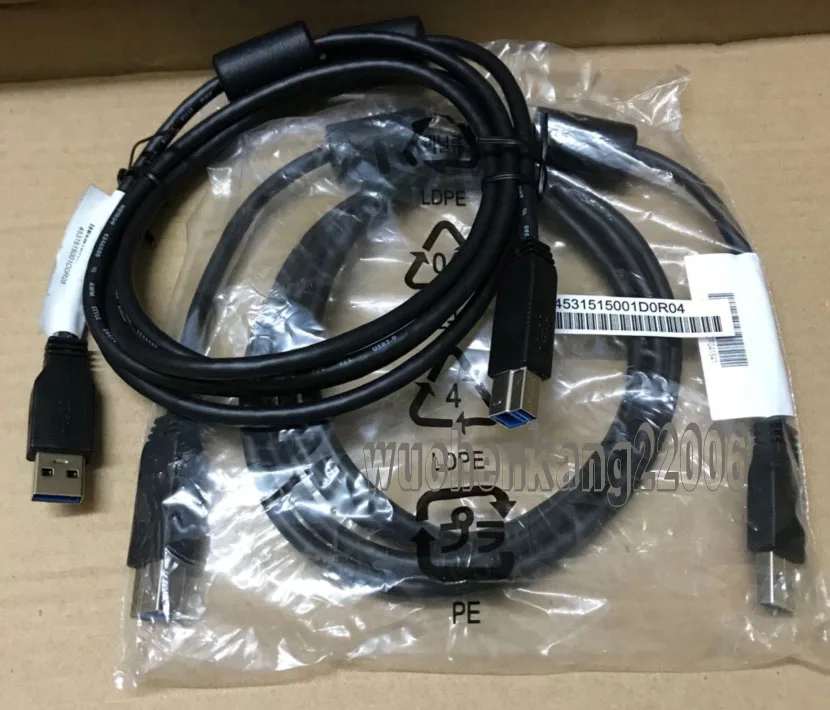 3Pcs For DELL/HP monitor USB3.0 data uplink dual magnetic ring mobile hard disk audio decoding