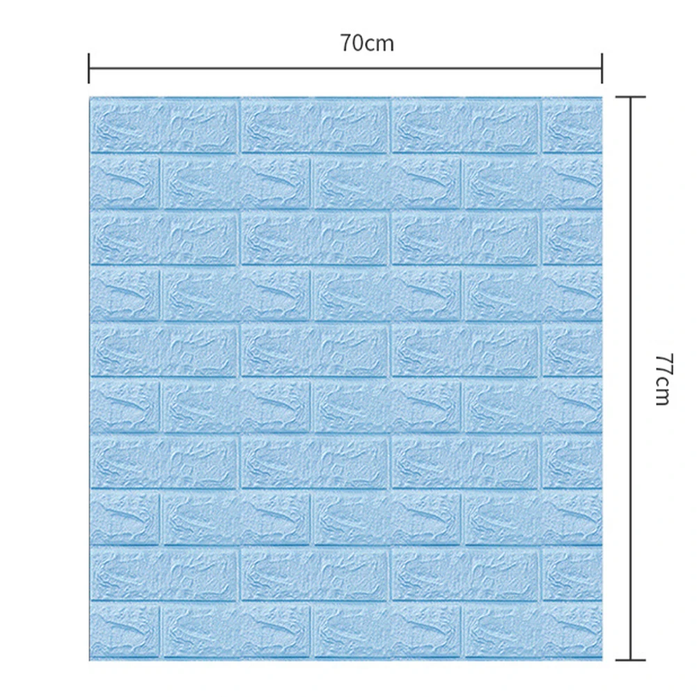 70cmx77cmx3mm Wall Stickers Self-adhesive Home Decor for xpe 9 Colors Available Bedrooms Kitchens Living Rooms For