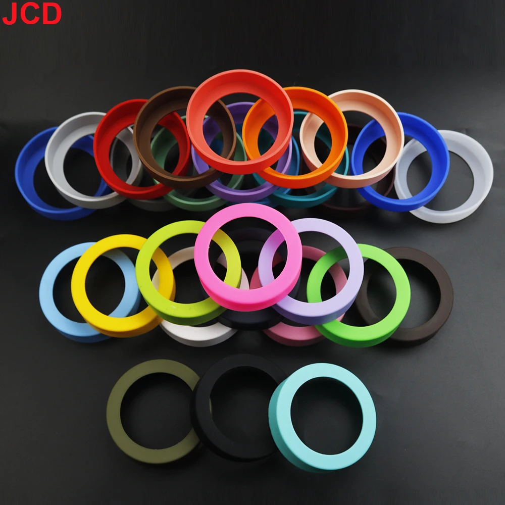 JCD1pcs 8CM Silicone Cup Bottom Cover Anti-skid Water Cup Protective Cover Bottom Support Anti Scald Round Cup Cover Cup Pad