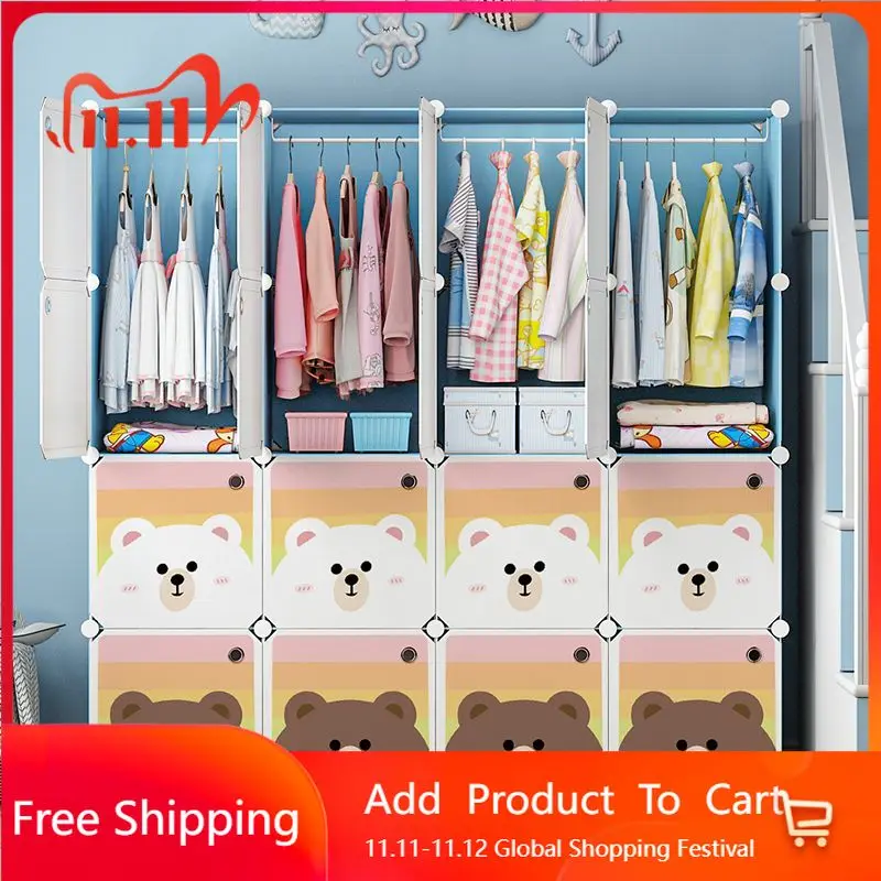 

Restaurant Children Dress Clothes Folding Open Cabinets Simplicity Cube Splice Storage Locker Organizer Muebles Salon Furniture