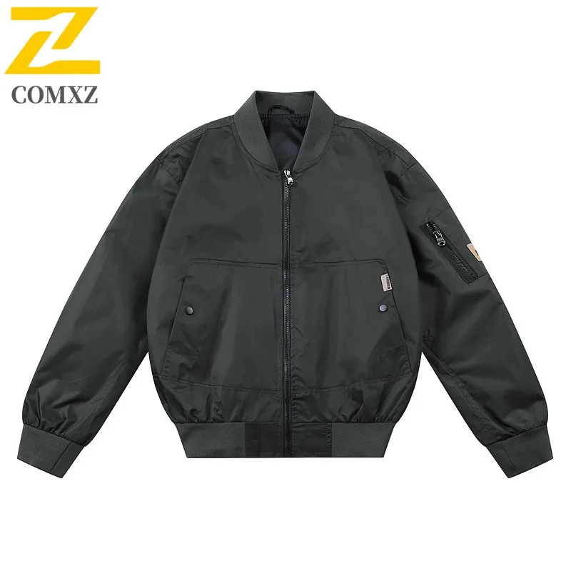 

COMXZ Trench Coat Windproof Lightweight Loose Work Climbing Men's Windbreaker Jacket 2025 Travel Designer Comfortable Outerwear