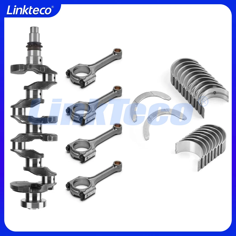 

Engine Crankshaft & Connecting Rods Bearing Set Fit 2.0 L L4 GAS G4NA For 12-19 Hyundai Tucson Creta Elantra Kia KX3 Soul 2.0L