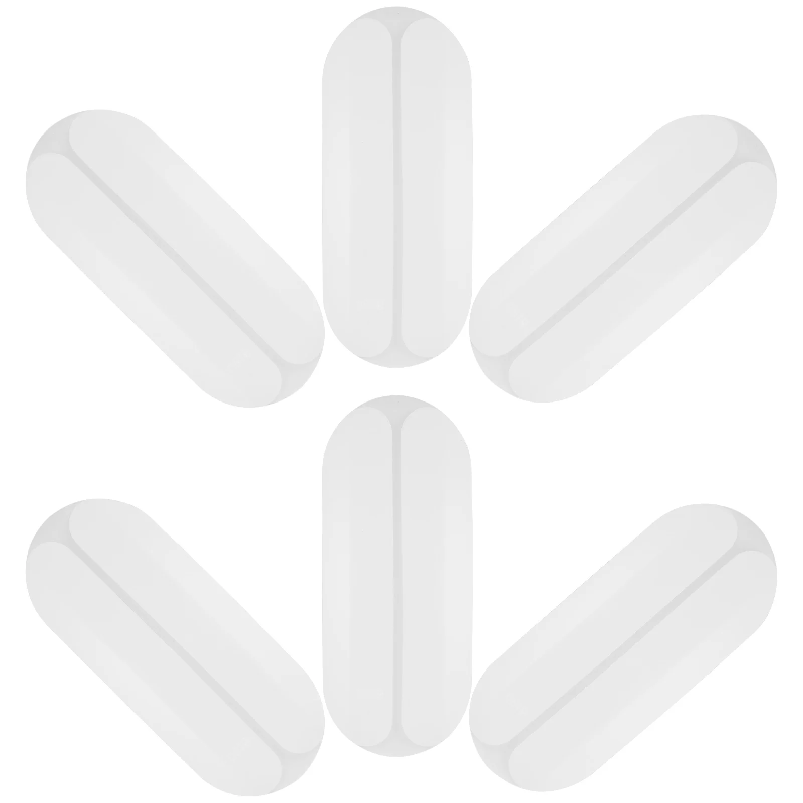

6pcs Beige Shoulder Pads Women Broaden Shape Lightweight Resilient Comfortable Daily Wear Suitable Curvature Stretchy Washable