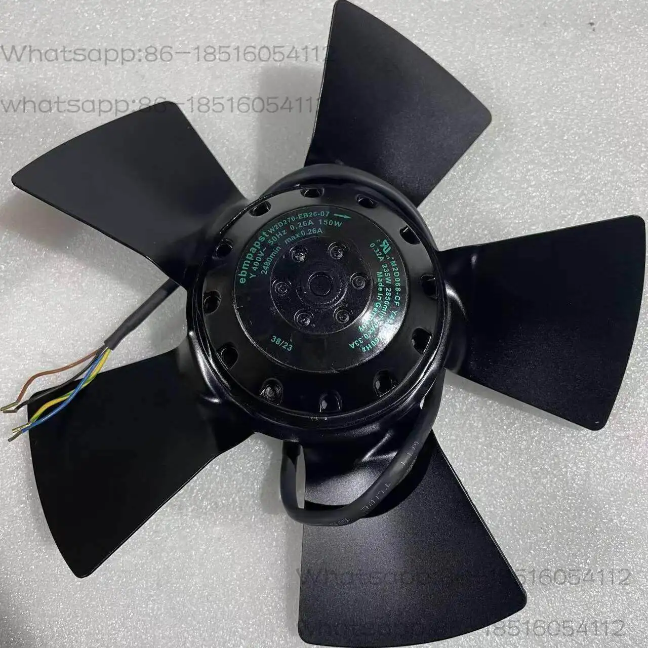 W2D270-EB26-07 AC400V 150W original genuine, imported, inverter fan