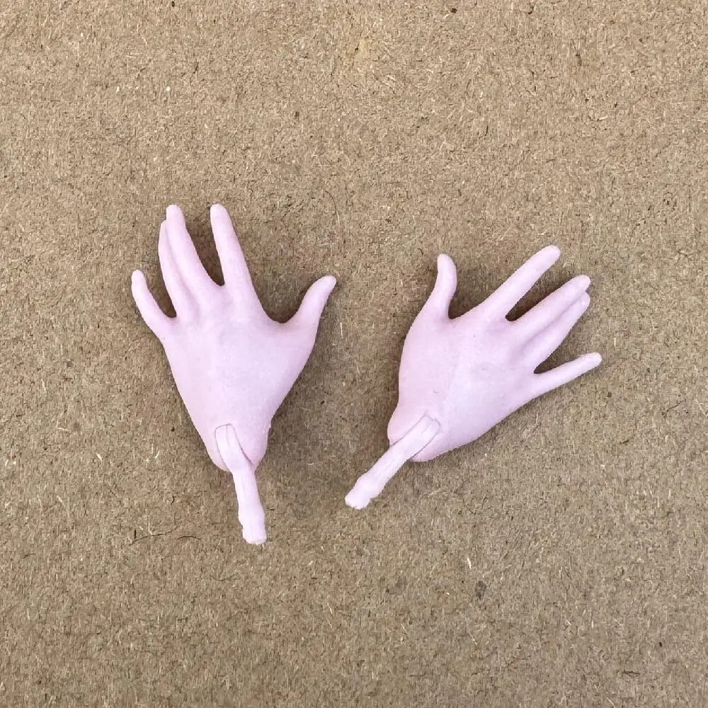 1/6 Original Monster Puppe Ersatz Hände Und Arme Weiß Braun Beige Grün Blau Haut Ton Spielzeug DIY Zubehör – Detail 9