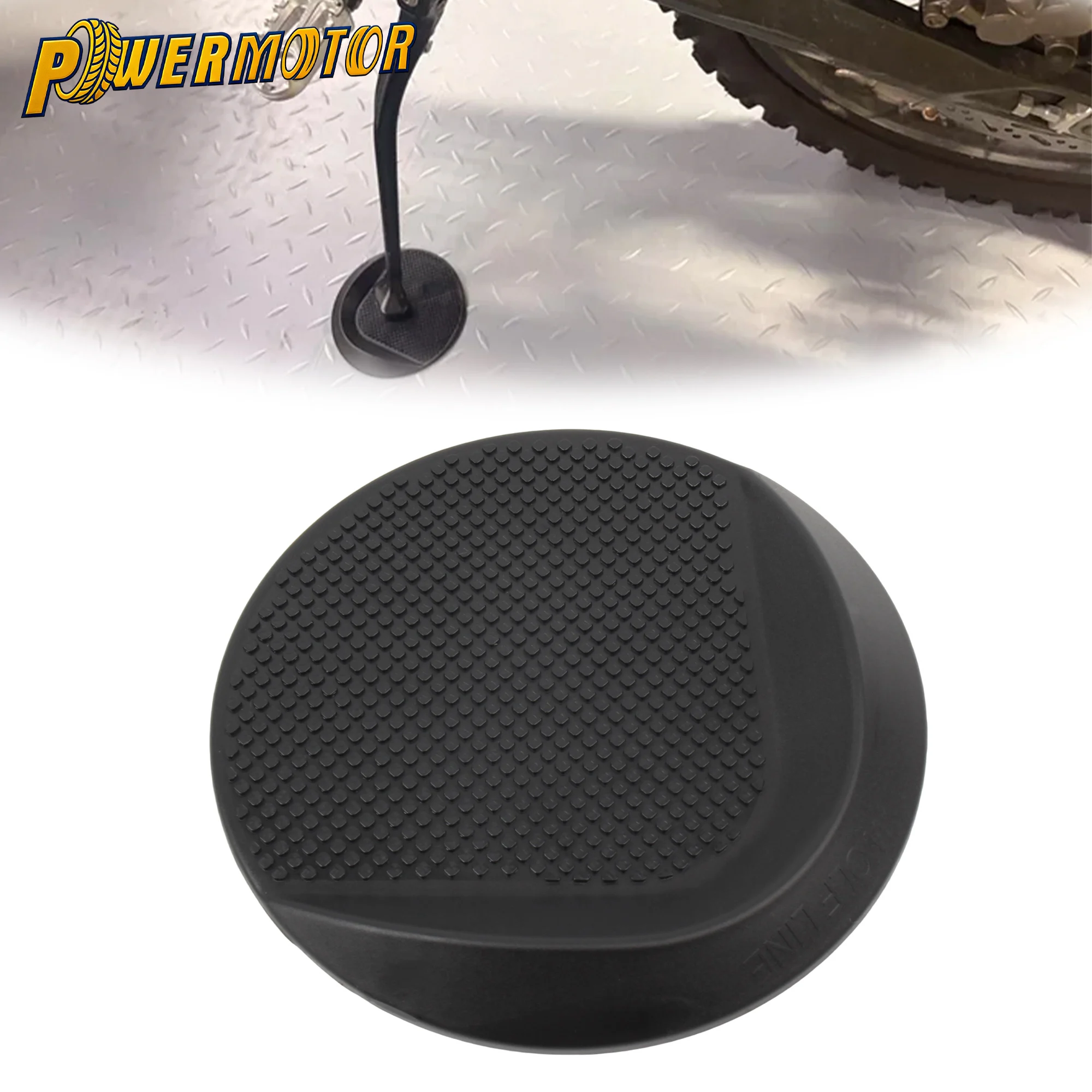 Universal Side Kickstand Pad Motorcycle Side Stand Anti-Slip Anti-wear Pad For Yamaha BMW Kawasaki Honda Ducati Benelli Harley