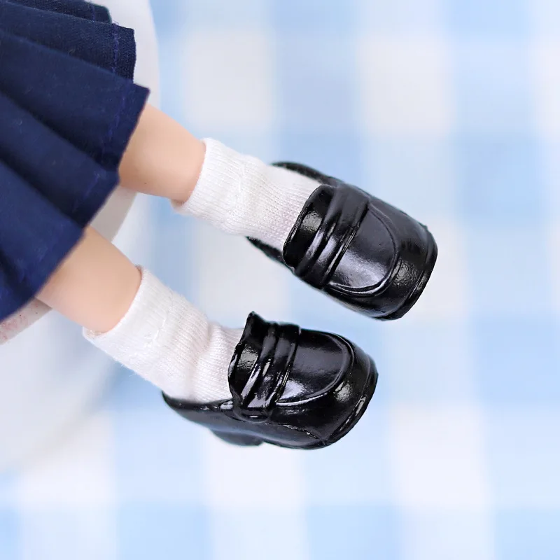 أحذية دمية OB11 1:12 أحذية عادية للطلاب أحذية مطاطية كلاسيكية لهدايا دمية P9