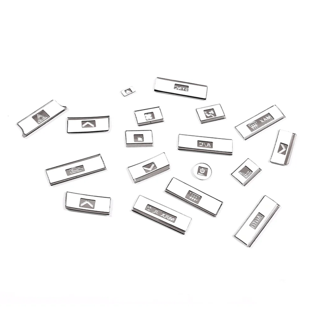 

Car Central Control Air Conditioning Button Decoration Sticker For Jaguar XF XFL 16-20 XE XEL 15-19