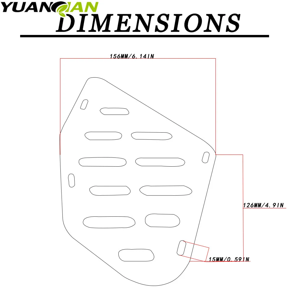 Motorcycle Tank guards protections plate For BMW R1200GS Adventure 2007 2008 2009 2010 2011 R1200GS Adventure ABS 2006