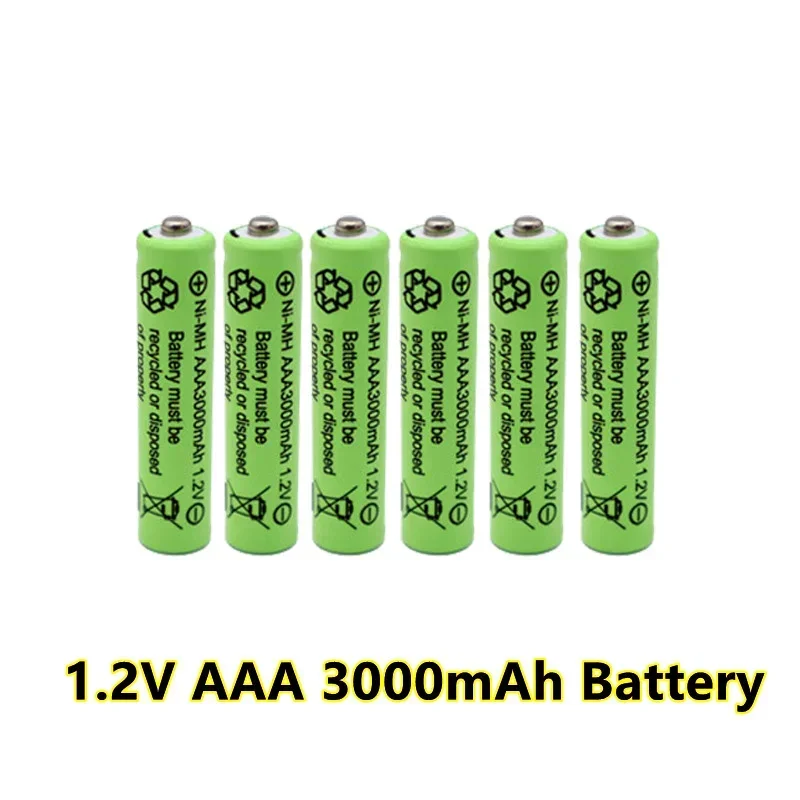 4-20PCS 100% New 3000mAh 1.2 V AAA NI-MH Battery for Flashlight Camera Wireless Mouse Toy Pre-charged Batteries