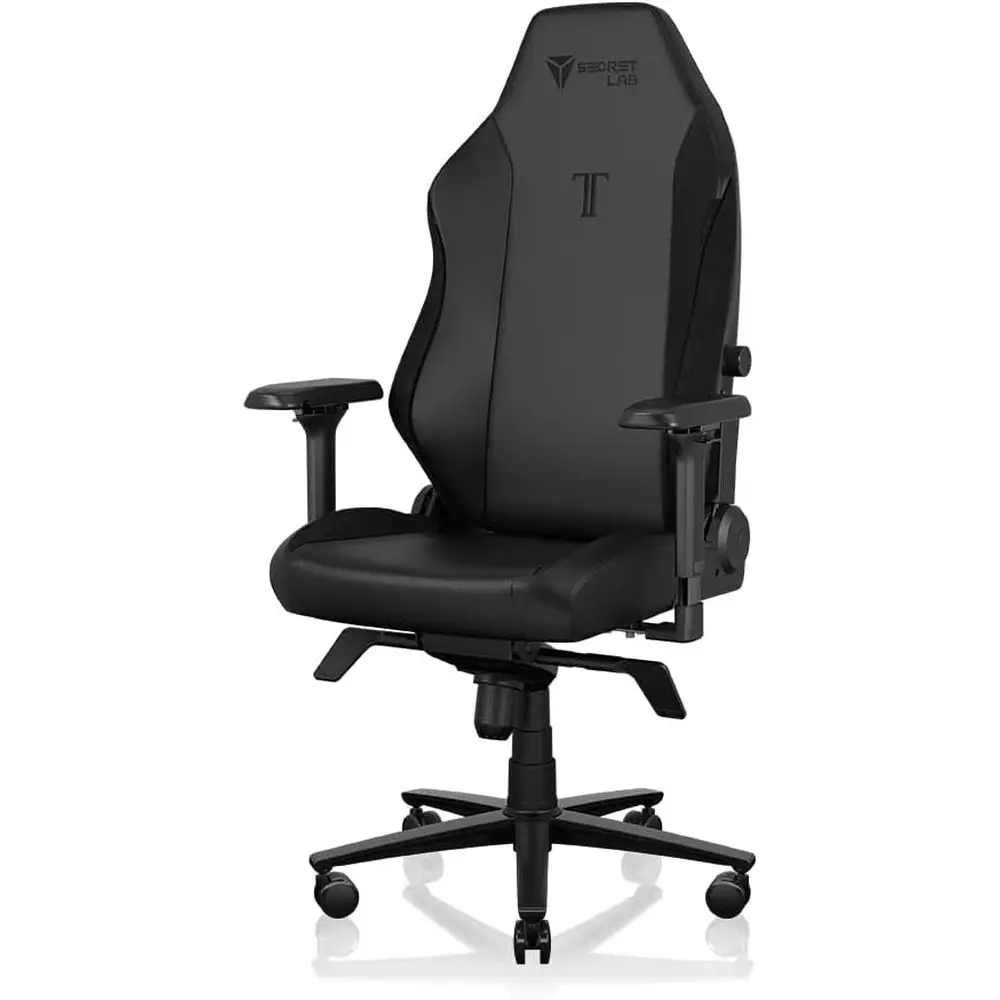 

Titan Evo Black Gaming Chair - Reclining, Ergonomic & Comortable Computer Chair with 4D Armrests, Magnetic Pillow & 4-Way Lumbar