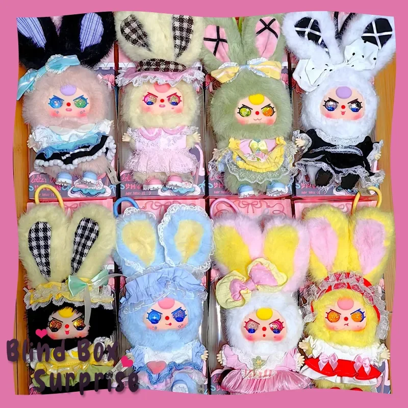 

Baby Three Lolita's Dream 100% серия, плюшевая слепая коробка, модная игрушка, милая плюшевая кукла, кулон, украшение в стиле Лолиты, сопровождающая кукла, подарки