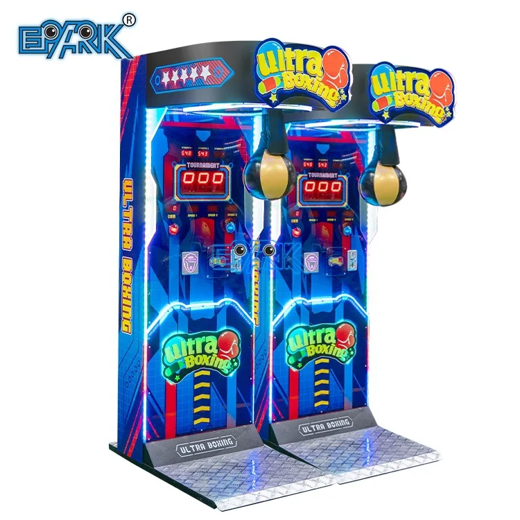 Large boxing machine, video game city game , Hercules, dragon boxing , video game equipment
