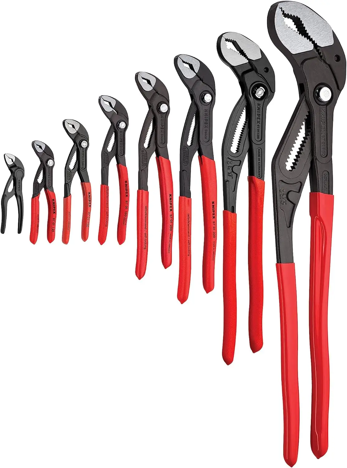 

KNIPEX Tools 9K 00 80 149 US 8 Pc Cobra® Pliers Set