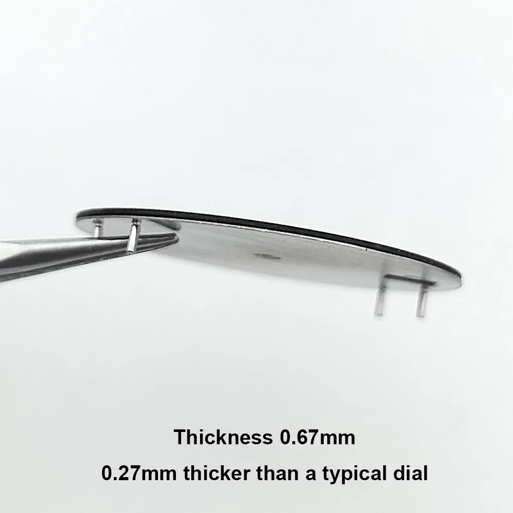 28,5-mm-Zifferblatt, passend für das NH35-Uhrwerk, luxuriöse Zifferblätter mit Sternenmuster, Uhrenteile und Zubehör. – Detail 4