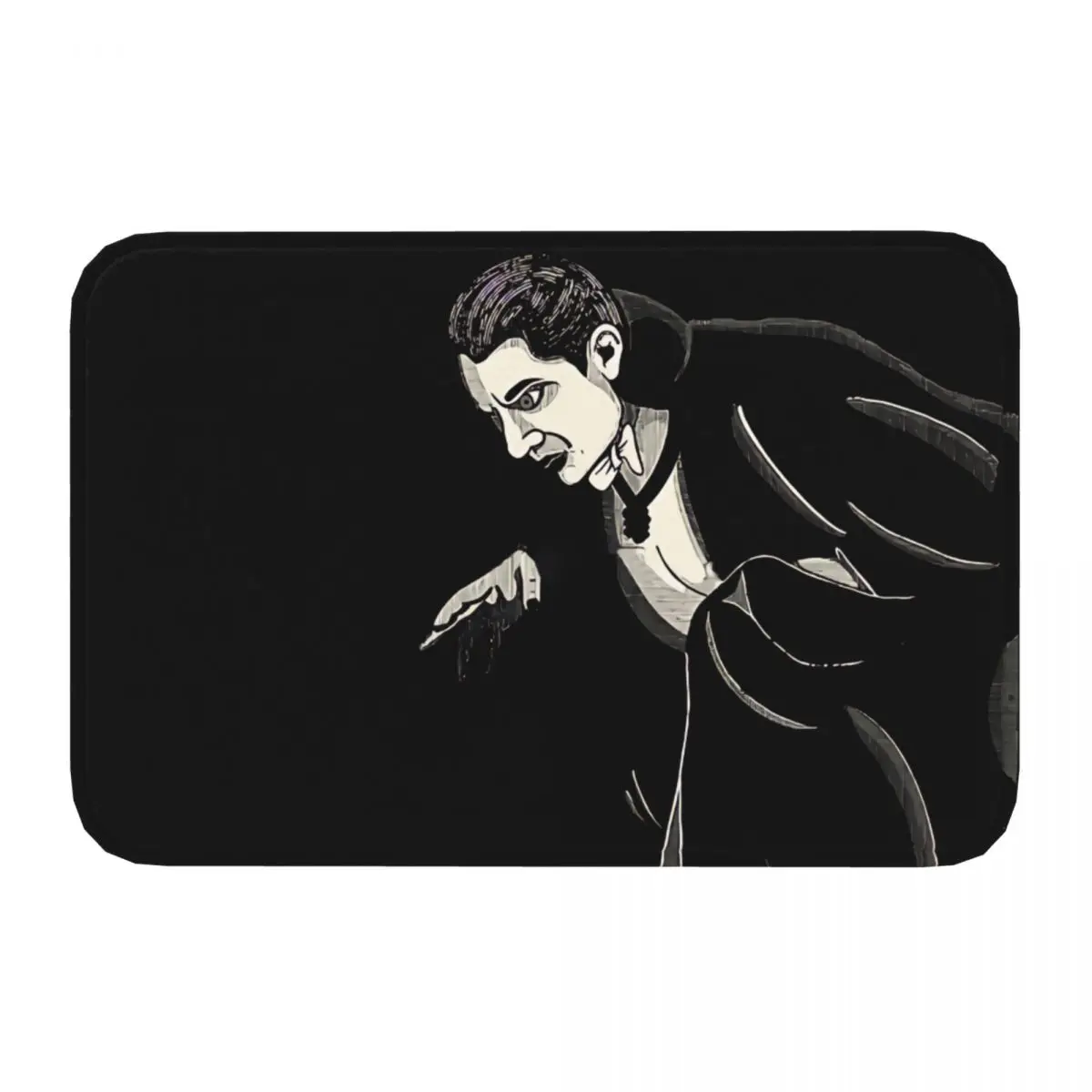 Dracula Vampire Movies Non-slip Doormat Living Room Mat Cool Balcony Carpet Welcome Rug Bedroom Decorative